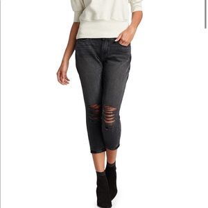 Frame Black Le Garçon Crop Denim